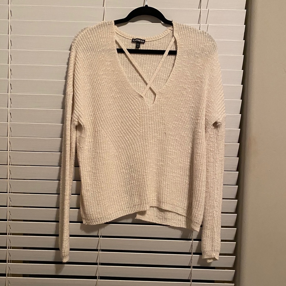 Express Cream Sweater